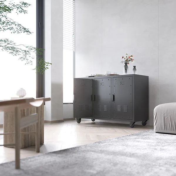 Horizontal Three-door Locker