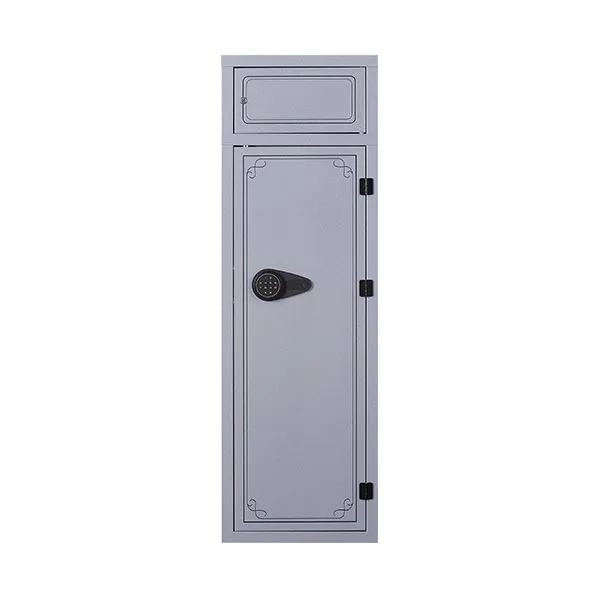 1400 Gray Double Door Gun Cabinet