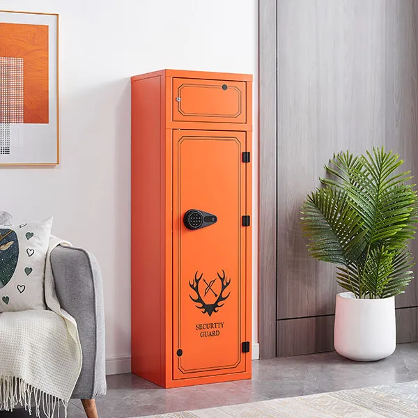 1400 Orange Double Door Gun Cabinet