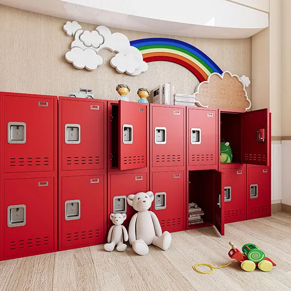 Red Children's Lockers
